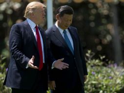 Donald Trump y Xi Jinping tuvieron hoy su segundo y último día del encuentro presidencial. AFP / J. Watson