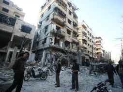 Trump lanzó un ataque con 59 misiles a una base siria. EFE / M. Badra