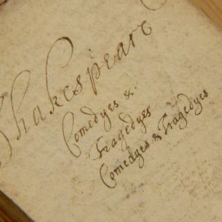 Hallan cuaderno del siglo XVII con notas sobre Shakespeare