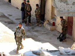 Las fuerzas militares contra el EI han provocado que el grupo terrorista se haya reducido de tres mil combatientes a entre 600 y 700. EFE / W. Yar