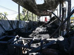 El camión sufrió pérdida total, por lo que la estructura fue trasladada a un corralón. EL INFORMADOR / ARCHIVO