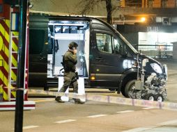 La policía desalojó a las personas de los bares y restaurantes de la zona. EFE / F. Varfjell
