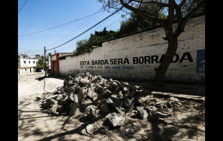 El Ayuntamiento está realizando el cambio de pavimentos en Lomas del Paraíso y Huentitán. EL INFORMADOR / A. García