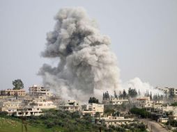 Hace dos días, EU atacó con 59 misiles de crucero Tomahawk la base siria de Shayrat, donde se lanzaron ataques químicos. AFP / ARCHIVO