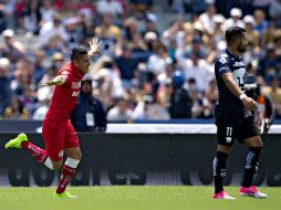 Carlos Esquivel anota el único tanto del partido al minuto 28. MEXSPORT / O. Aguilar