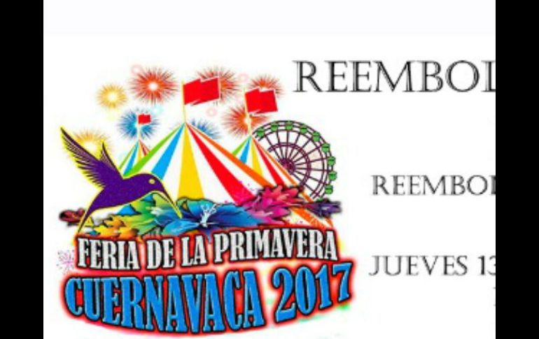 Mediante comunicado, se explica que ‘por causas de fuerza mayor’ la Feria queda cancelada. ESPECIAL / www.ticketmex.com.mx
