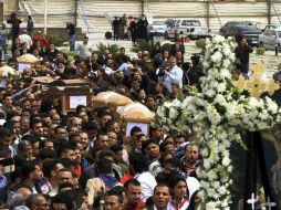 El doble atentado a iglesias coptas causó al menos 47 muertos y más de 130 heridos. EFE /
