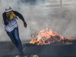 Recientes manifestaciones en Caracas han terminado en enfrentamientos. ESPECIAL / XINHUA / B. Vergara