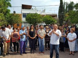 Alfaro asegura que las obras son un esfuerzo para que el presupuesto se concentre en Oriente de la ciudad. TWITTER / @GuadalajaraGob