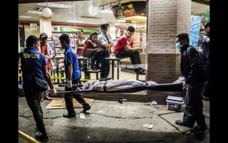 Daniel Berehulak, ganó el premio Pulitzer de 'mejor fotografía de noticias de última hora' con su trabajo 'Nos masacran como animales'. AP / D. Berehulak