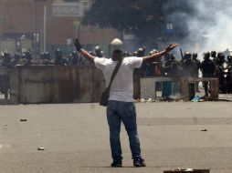 Los manifestantes opositores salieron a las calles tras varios días de protestas. NTX / J. Cohen