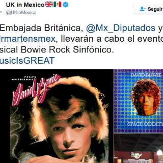 Diputados organizan tributo a David Bowie en San Lázaro