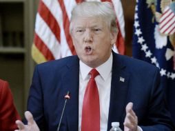 Donald Trump no dejó de denunciar el ataque del que acusa al gobierno de Al Assad. EFE / O. Douliery