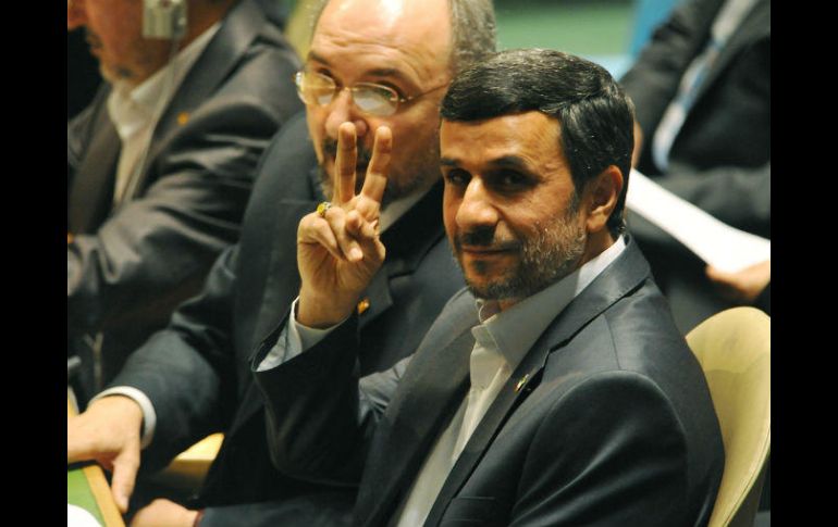 Seguidores de Ahmadineyad llamaron a una concentración frente a su casa el viernes para pedirle que se presentara a las elecciones. NTX / ARCHIVO
