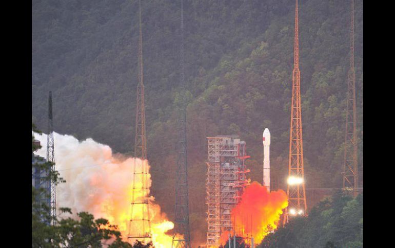 Fue  lanzado desde el Centro de Lanzamiento de Satélites Xichang en la  provincia de Sichuan. TWITTER / @XHespanol