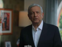 El criterio del tribunal es que en el ‘spot’ se ve al dirigente López Obrador refiriéndose a cuestiones que no aluden a Delfina. YOUTUBE / Andrés Manuel López Obrador