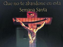 Cristo en la cruz.  /