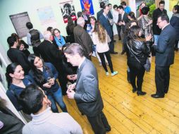 Exposición. La embajada de México en Irlanda recibió la muestra de gráfica. ESPECIAL /