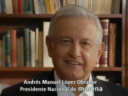 En los comerciales se realiza una identificación clara de López Obrador como dirigente de Morena. YOUTUBE / Andrés Manuel López Obrador