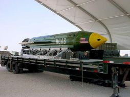 Se trata de una bomba de 10 toneladas, la más grande que existe. AP / Aglin Air Force Base