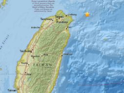El movimiento telúrico ocurrió cerca de las 3:41 hora de Beijing de este viernes. TWITTER / earthquake.usgs.gov