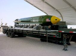 Rusia dio a conocer que en su arsenal tiene un proyectil más grande que el lanzado ayer en Afganistán. AFP /