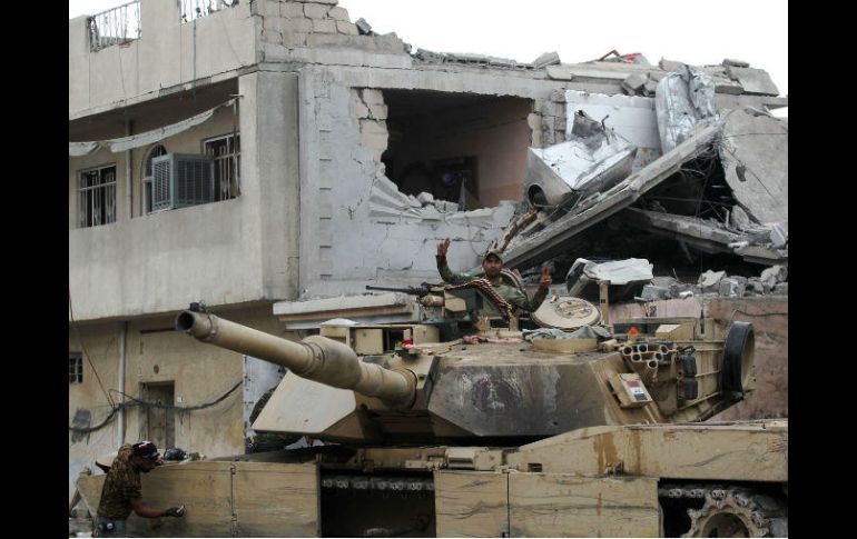 Varios objetivos del grupo armado fueron destruidos por aviones de la coalición árabe liderada por EU. AFP / A. Al-Rubaye