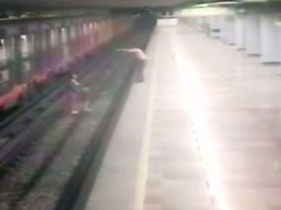 De acuerdo con policías auxiliares dela SSP de la Ciudad de México, el incidente ocurrió la mañana de este viernes. YOUTUBE / Noti MX