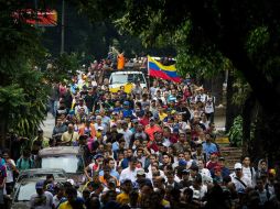 Las protestas opositoras contra Maduro continuarán hasta el 19 de abril. ESPECIAL / Xinhua