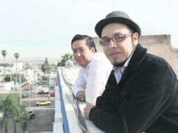 Emprendedores. Juan Salvador Pérez (izq.) y Óscar Torres son los creadores de Senden. EL INFORMADOR / G. Gallo