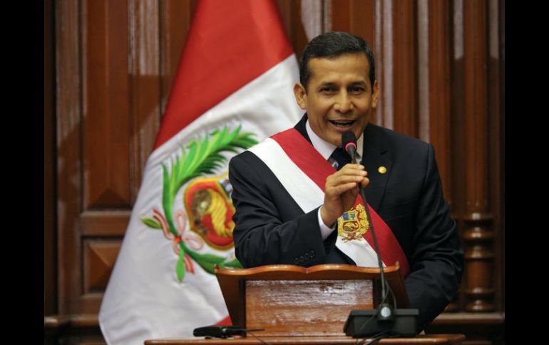 El expresidente Ollanta Humala fue presidente de Perú y se presume que su campaña fue financiada por la constructora brasileña. AFP / ARCHIVO