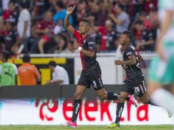 'Alegría' celebra su gol. MEXSPORT / C. de Marchena