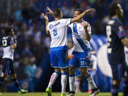 El argentino Christian Esparza anotó en el 90 el gol que le dio la vuelta al marcador. MEXSPORT / O. Aguilar