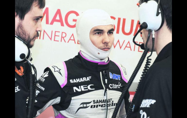 Consistente. Sergio Pérez llega a 13 carreras seguidas en los puntos y a 33 sin sumar un abandono. ESPECIAL / SAHARA FORCE INDIA