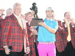 Campeón. Wesley Bryan llegó a la última ronda del RBC Heritage en el sexto lugar. Obtuvo su primer título de PGA. AFP / S. Lecka