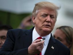 Donald Trump ha hecho que la oposición a la inmigración sea fundamental para su estrategia política. AFP / B. Smialowski