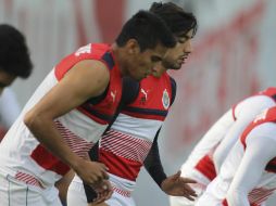 Hoy el equipo trabajó en las instalaciones de Verde Valle, a puerta cerrada. TWITTER / @Chivas