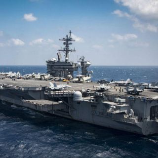 Primer portaaviones de EU llegará a Surcorea el 25 de abril