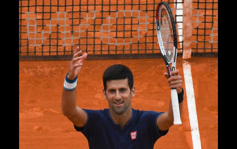 Djokovic, que va por la parte baja del cuadro donde está el español Rafael Nadal, parecía cansado. AFP / Y. Coatsaliou