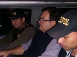 Indican que Duarte no fue deportado a México porque la fiscalía mexicana solicitó la extradición y debían cumplir el proceso. ESPECIAL / Policía Nacional Civil de Guatemala