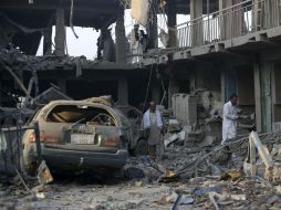 La explosión se produjo en una zona en donde los últimos días se han producido combates. AP / ARCHIVO