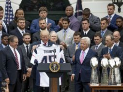 El presidente de EU afirma que 'ningún equipo ha sido tan bueno durante tanto tiempo'. AP / A. Harnik