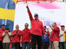 El presidente venezolano brindó su declaración en un discurso luego de una marcha en apoyo a su gobierno. EFE / C. Hernández