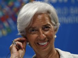 La titular del FMI parece desestimar el impacto que ha tenido sobre la economía mexicana los choques externos de los últimos dos años. AP / C. Kaster