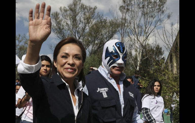 La candidata del PAN al gobierno del Edomex asegura que no viene a difamar a nadie. SUN / C. Rogel