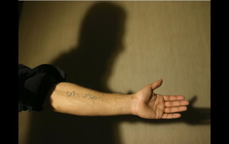 Mohammed mostró su devoción por su madre pues tras llegar a Turquía se tatuó la leyenda de ‘Todo por ti, madre’ en su brazo izquierdo. AP / L. Pitarakis