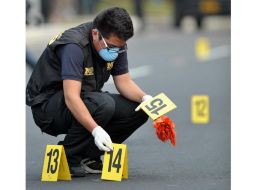 A nivel nacional se presentaron dos mil 20 homicidios en marzo, un aumento de cerca de 11 por ciento respecto al mes previo. AFP / ARCHIVO