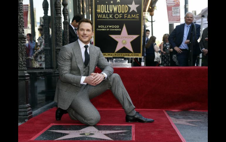 La estrella de Pratt es la número dos mil 607. AP / C. Pizzello