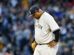 El abridor de los Yankees, CC Sabathia, cargó con su primer revés de la temporada después de que su equipo cayera ayer ante los Piratas AFP / J. Aller