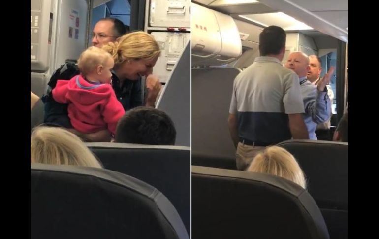 Un pasajero cruzó agresiones verbales con un miembro de la tripulación al intentar defender a una mujer. FACEBOOK / surain.adyanthaya